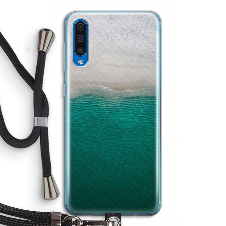 Stranded: Samsung Galaxy A50 Transparant Hoesje met koord