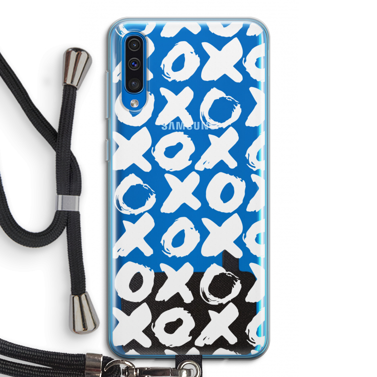 XOXO: Samsung Galaxy A50 Transparant Hoesje met koord