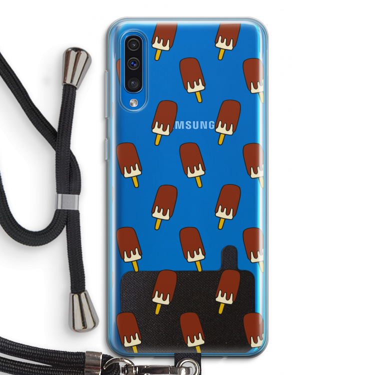 Yummy: Samsung Galaxy A50 Transparant Hoesje met koord
