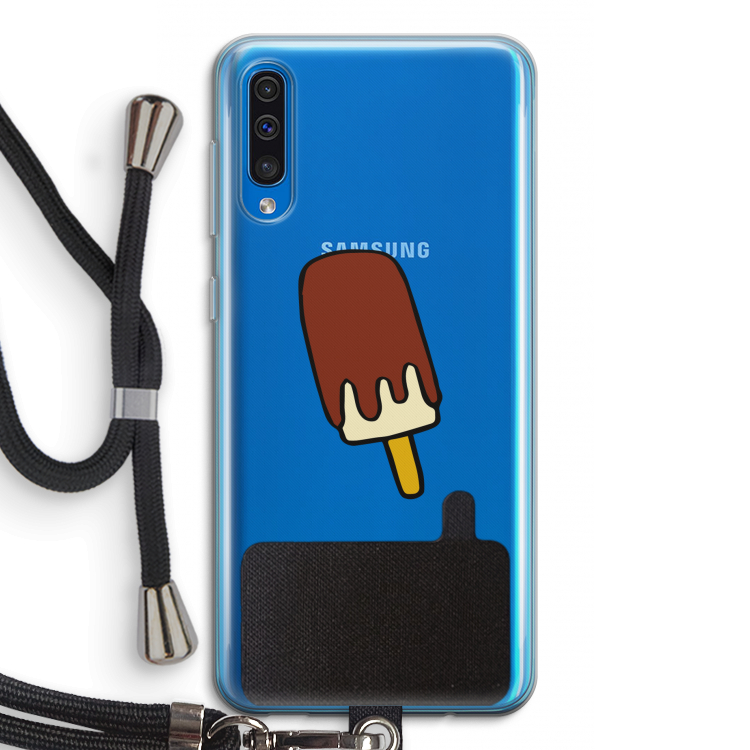 Frisco: Samsung Galaxy A50 Transparant Hoesje met koord