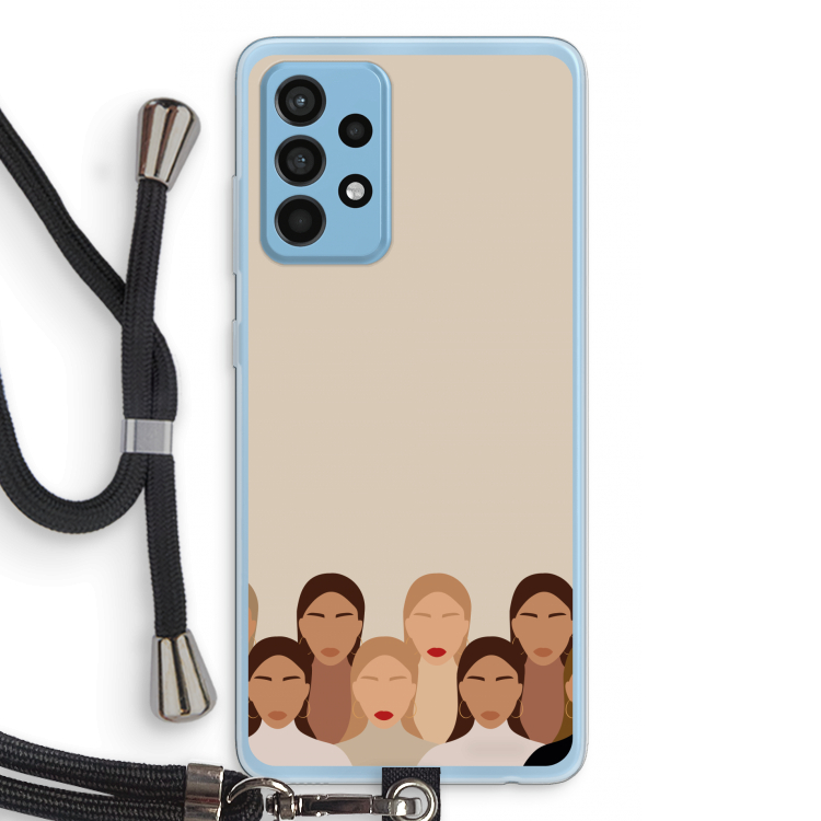Girls girls girls: Samsung Galaxy A52 Transparant Hoesje met koord