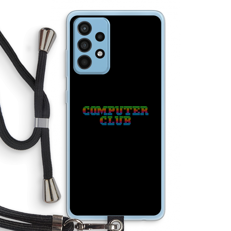 Retro: Samsung Galaxy A52 Transparant Hoesje met koord