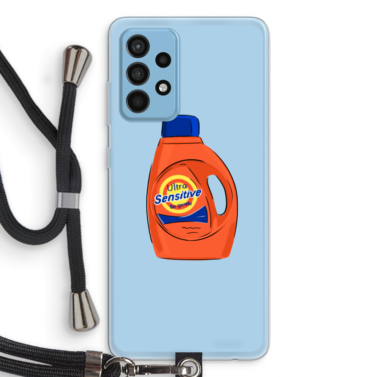 Ultra Sensitive: Samsung Galaxy A52 Transparant Hoesje met koord