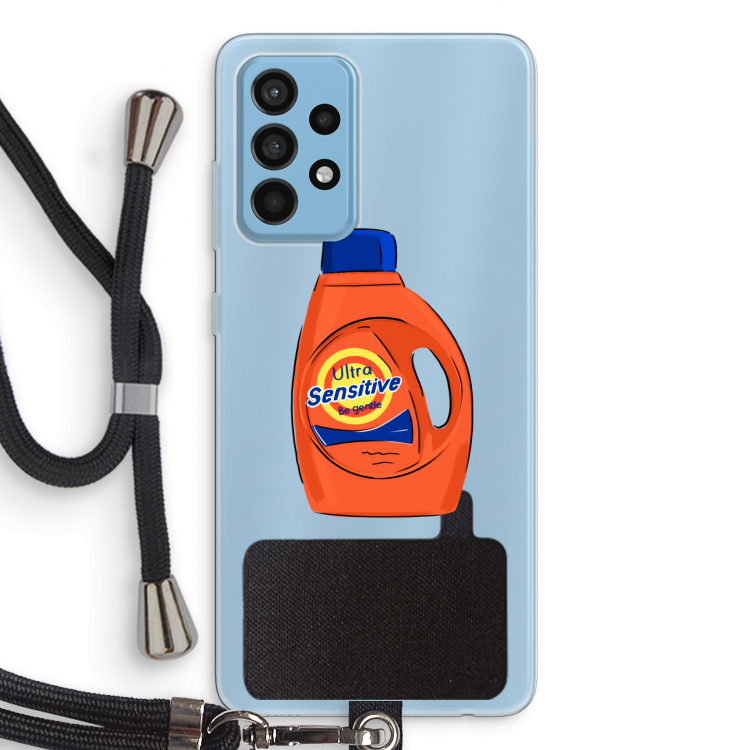 Ultra Sensitive: Samsung Galaxy A52 Transparant Hoesje met koord