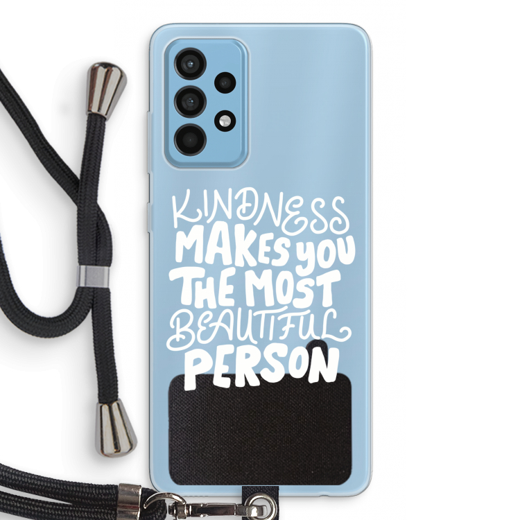 The prettiest: Samsung Galaxy A52 Transparant Hoesje met koord