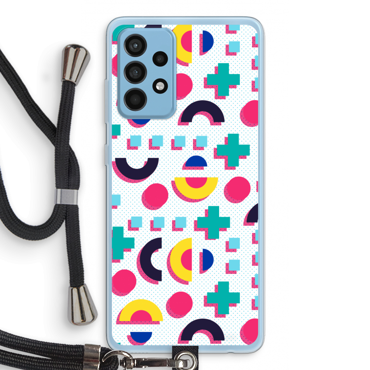 8-bit N°2: Samsung Galaxy A52 Transparant Hoesje met koord