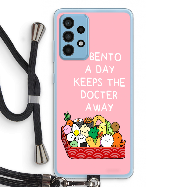Bento a day: Samsung Galaxy A52 Transparant Hoesje met koord
