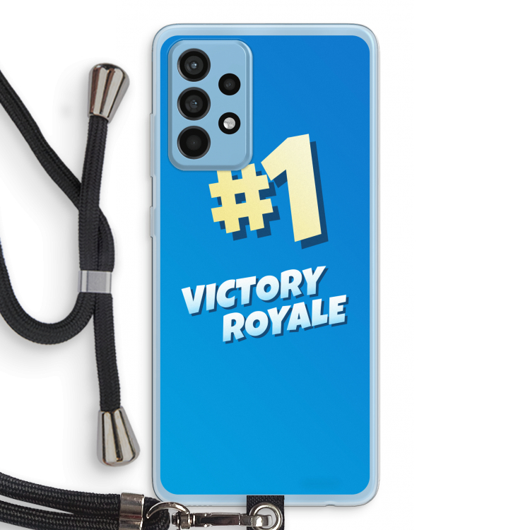 Victory Royale: Samsung Galaxy A52 Transparant Hoesje met koord