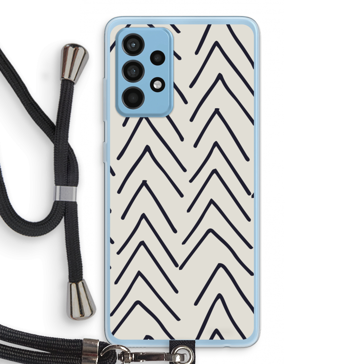 Marrakech Arrows: Samsung Galaxy A52 Transparant Hoesje met koord