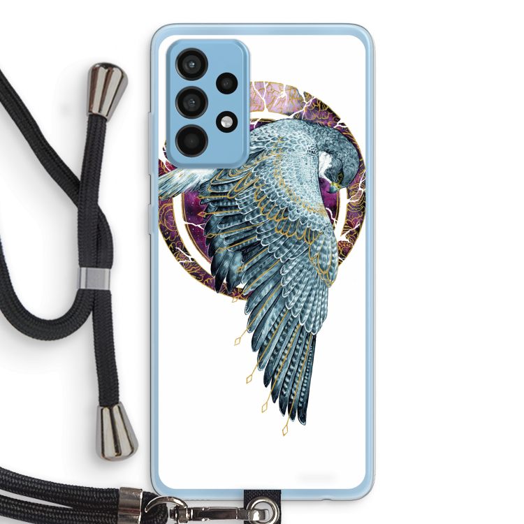 Golden Falcon: Samsung Galaxy A52 Transparant Hoesje met koord