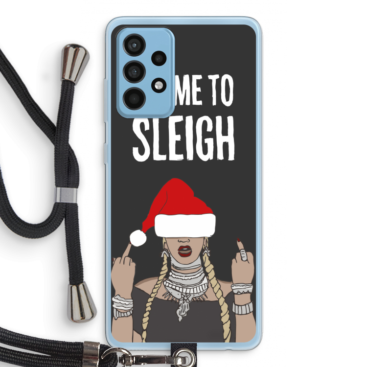 Came To Sleigh: Samsung Galaxy A52 Transparant Hoesje met koord