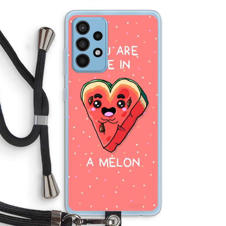 One In A Melon: Samsung Galaxy A52 Transparant Hoesje met koord