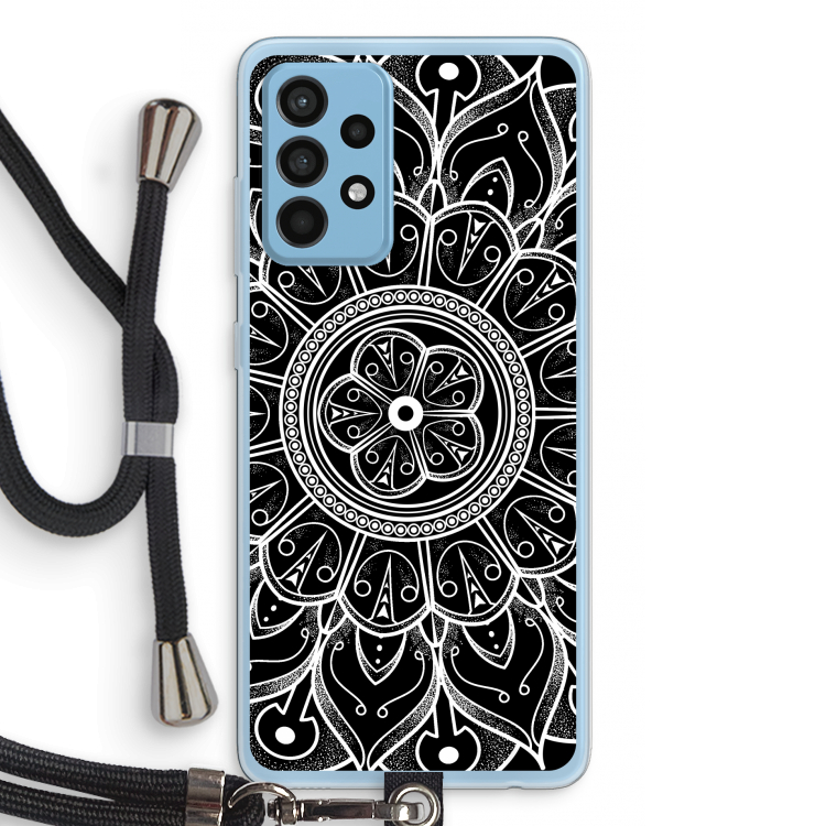 Roses Are Red: Samsung Galaxy A52 Transparant Hoesje met koord