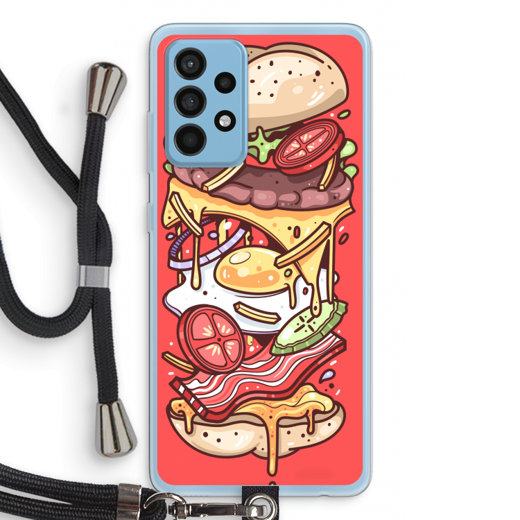 Diet Coke Please: Samsung Galaxy A52 Transparant Hoesje met koord