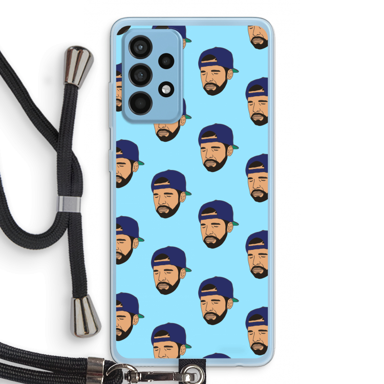 Drake Away: Samsung Galaxy A52 Transparant Hoesje met koord