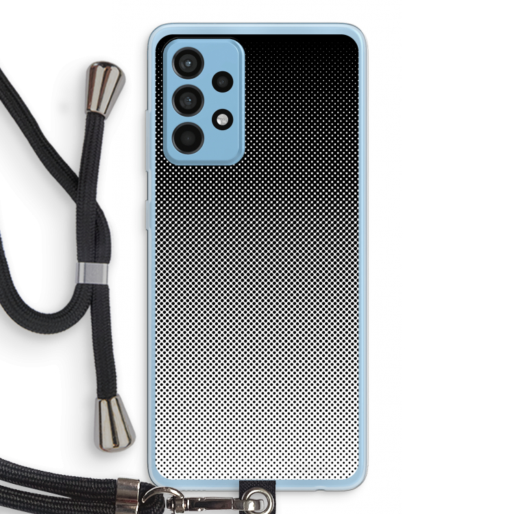 Musketon Halftone: Samsung Galaxy A52 Transparant Hoesje met koord