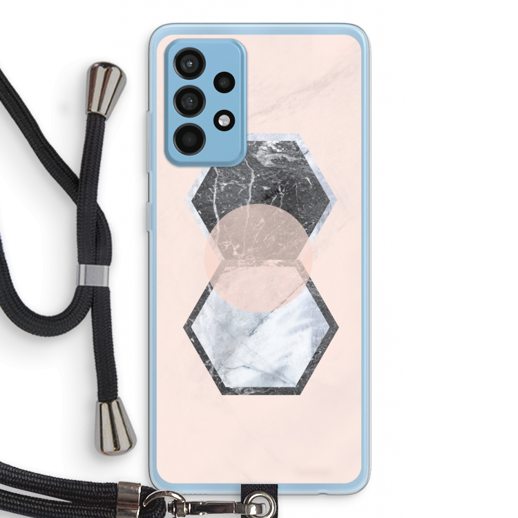 Creatieve toets: Samsung Galaxy A52 Transparant Hoesje met koord