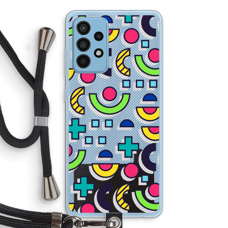 8-bit N°6: Samsung Galaxy A52 Transparant Hoesje met koord