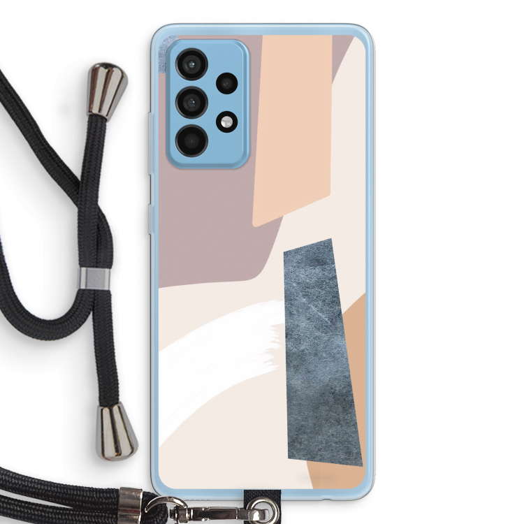Luca: Samsung Galaxy A52 Transparant Hoesje met koord