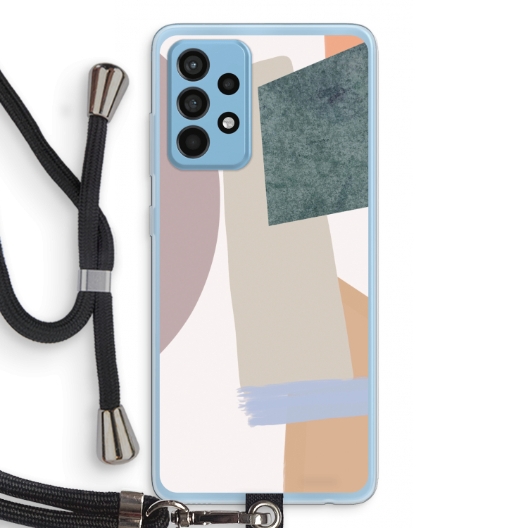Lindo: Samsung Galaxy A52 Transparant Hoesje met koord