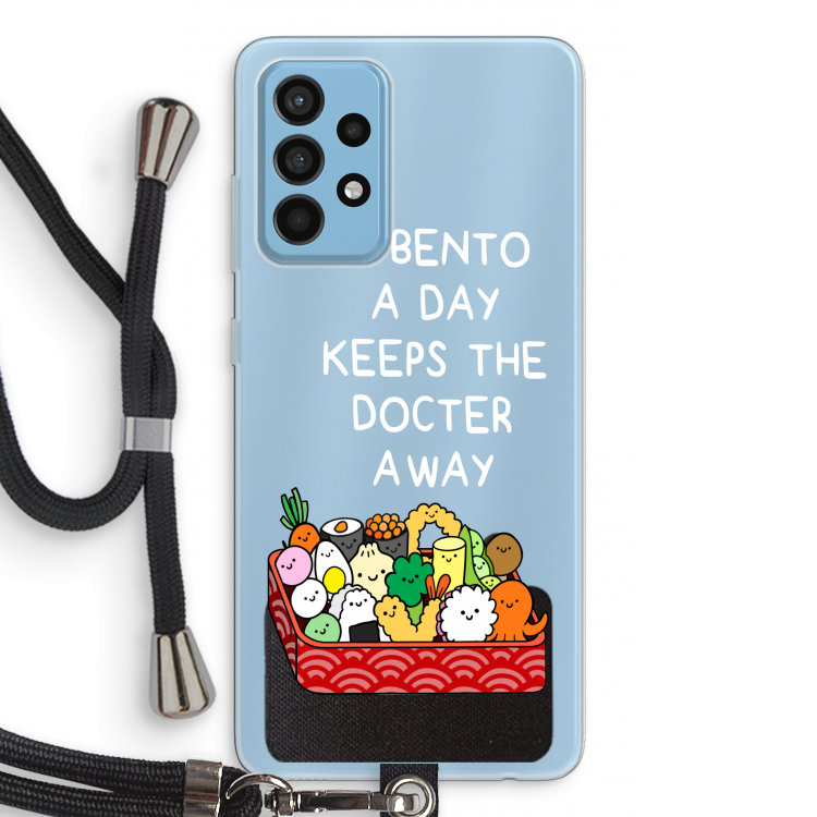 Bento a day: Samsung Galaxy A52 Transparant Hoesje met koord