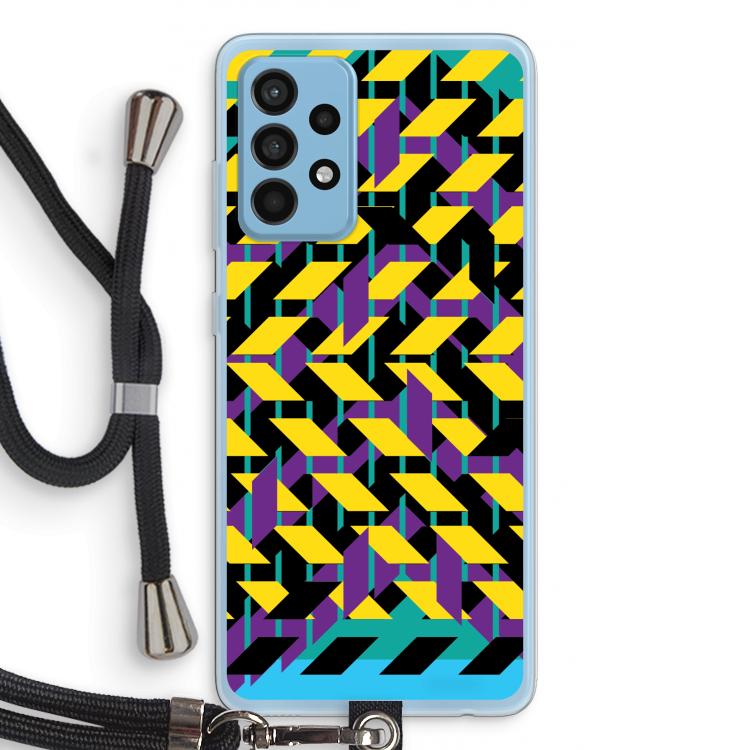 Skew Bee 3: Samsung Galaxy A52 Transparant Hoesje met koord