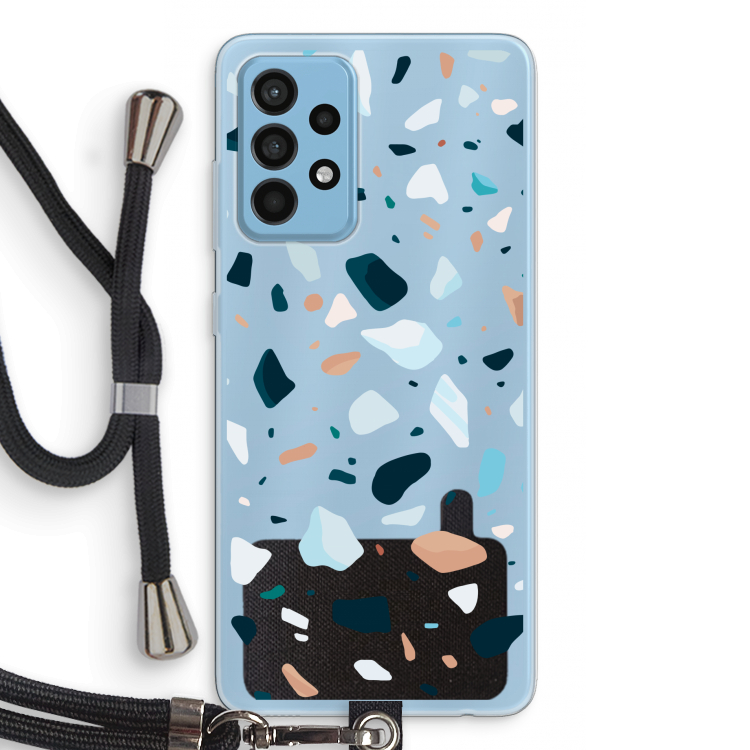 Terrazzo N°13: Samsung Galaxy A52 Transparant Hoesje met koord