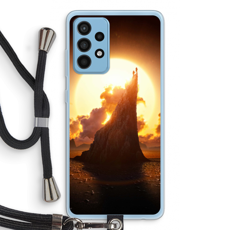 Children of the Sun: Samsung Galaxy A52 Transparant Hoesje met koord