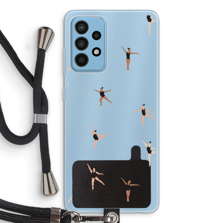 Dancing #1: Samsung Galaxy A52 Transparant Hoesje met koord