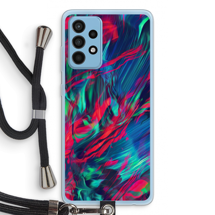 Pilgrims Of The Sea: Samsung Galaxy A52 Transparant Hoesje met koord