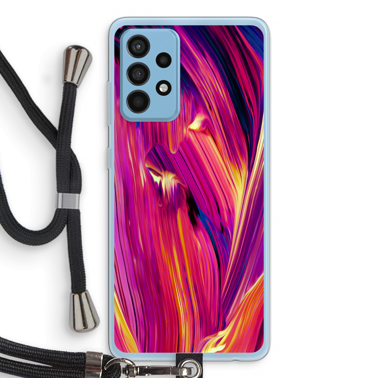 Phoenix: Samsung Galaxy A52 Transparant Hoesje met koord
