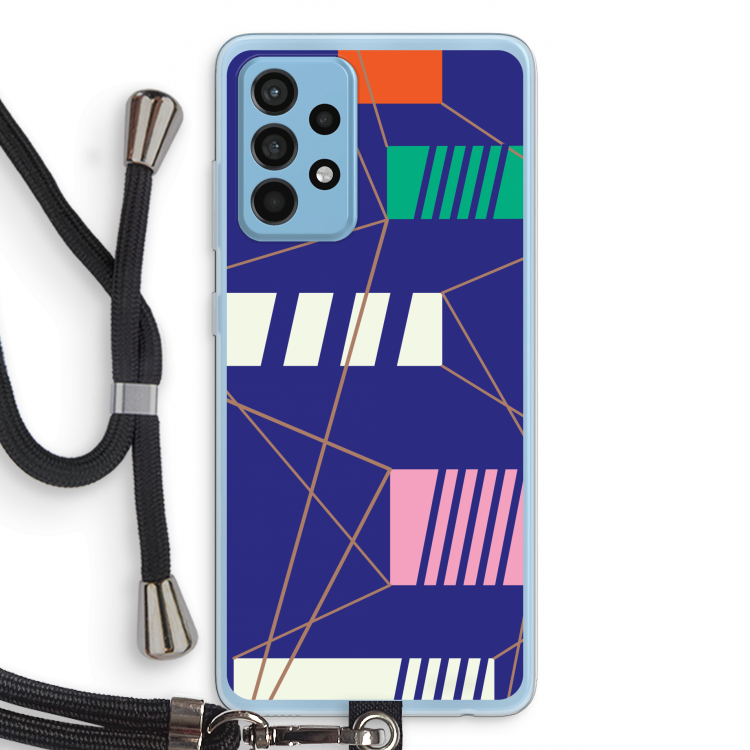 Gestalte 5: Samsung Galaxy A52 Transparant Hoesje met koord