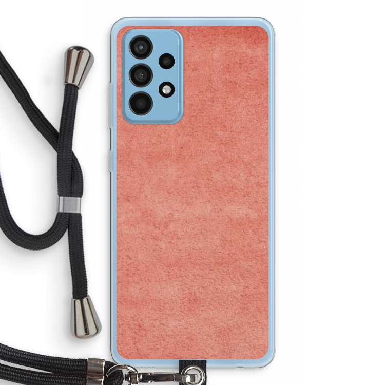 Marrakech Walls: Samsung Galaxy A52 Transparant Hoesje met koord