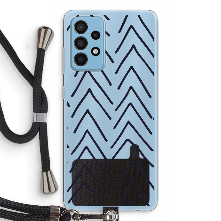 Marrakech Arrows: Samsung Galaxy A52 Transparant Hoesje met koord