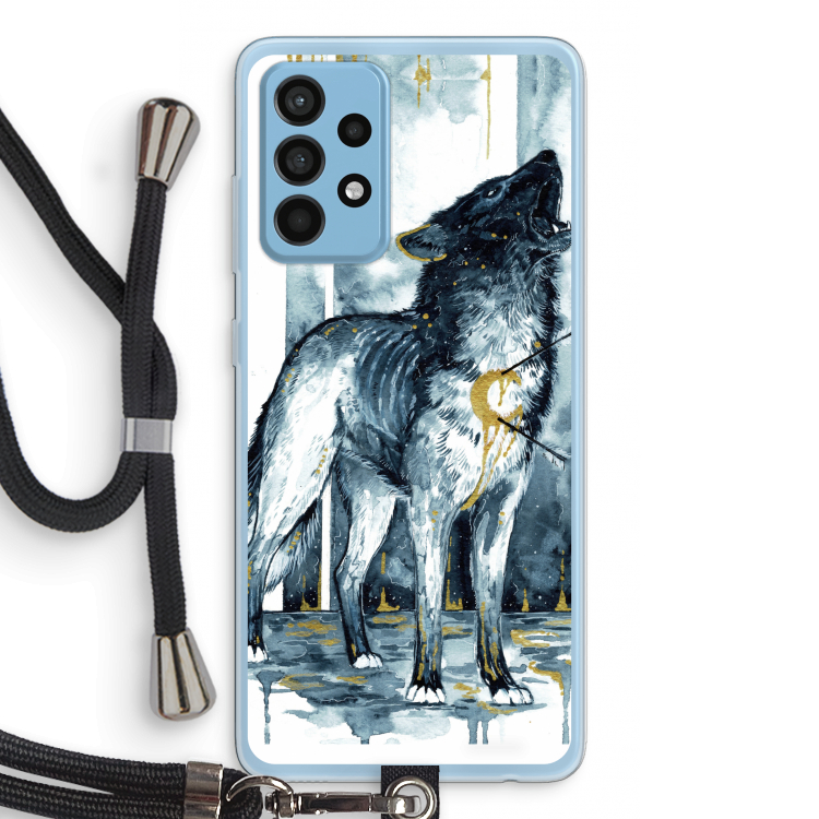Bleeding Soul: Samsung Galaxy A52 Transparant Hoesje met koord