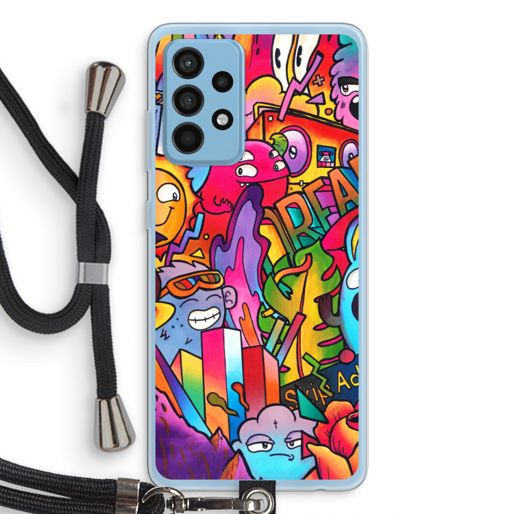 Dreams: Samsung Galaxy A52 Transparant Hoesje met koord