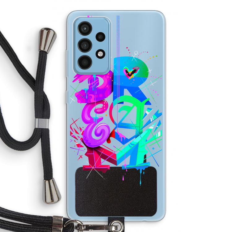 Dream: Samsung Galaxy A52 Transparant Hoesje met koord