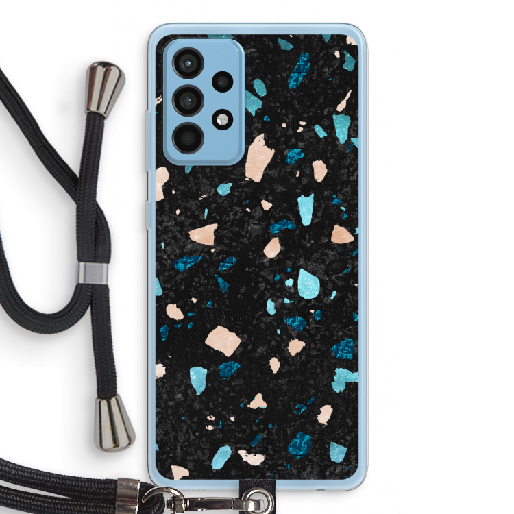 Terrazzo N°11: Samsung Galaxy A52 Transparant Hoesje met koord