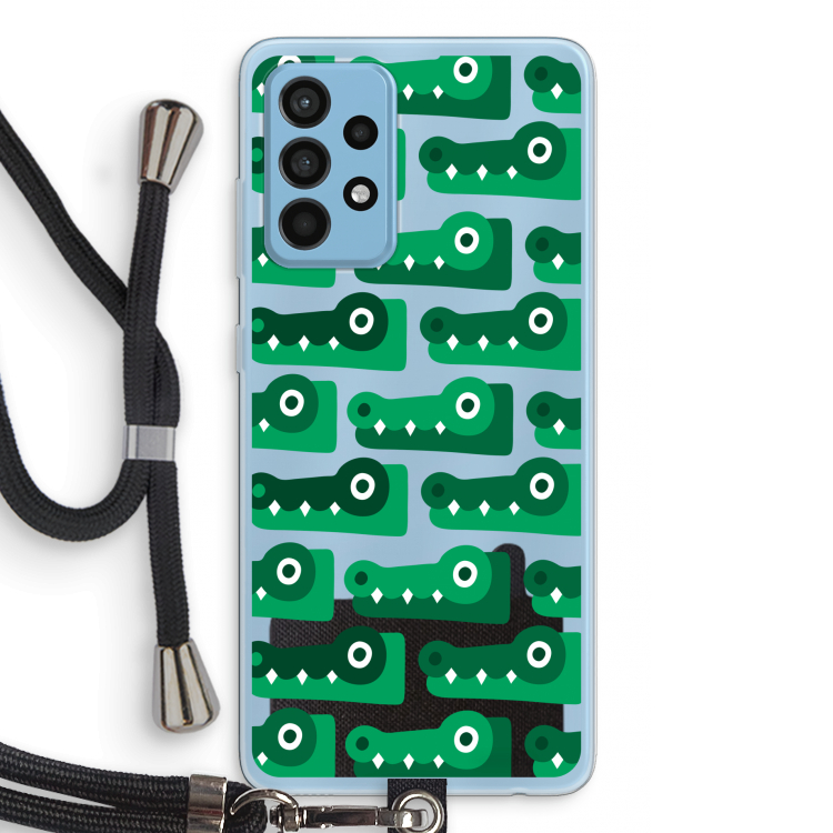 Crocs: Samsung Galaxy A52 Transparant Hoesje met koord