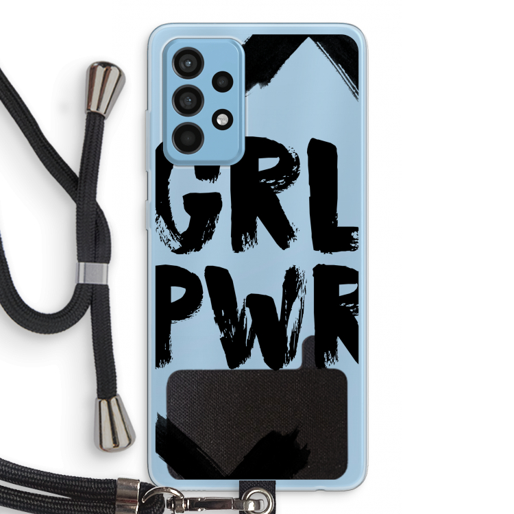 Girl Power #2: Samsung Galaxy A52 Transparant Hoesje met koord