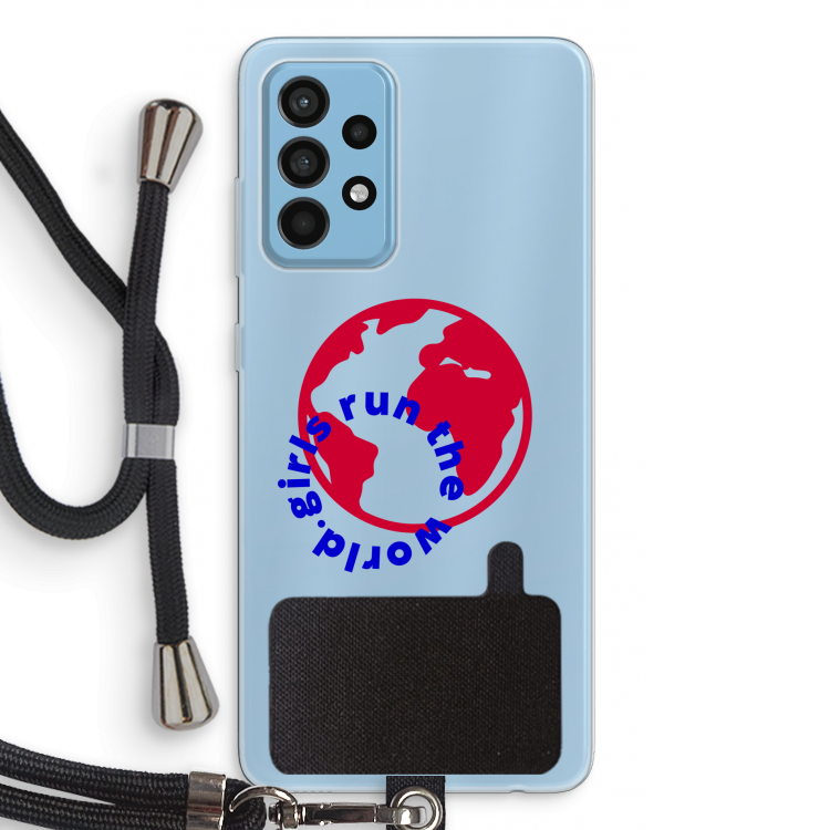 Run The World: Samsung Galaxy A52 Transparant Hoesje met koord