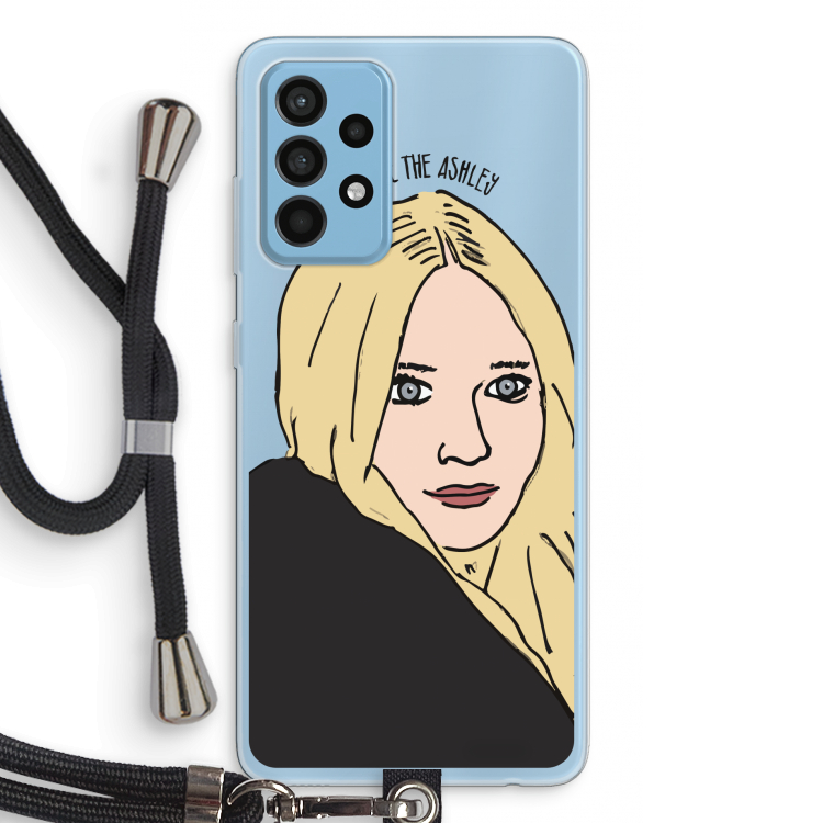 Ashley: Samsung Galaxy A52 Transparant Hoesje met koord