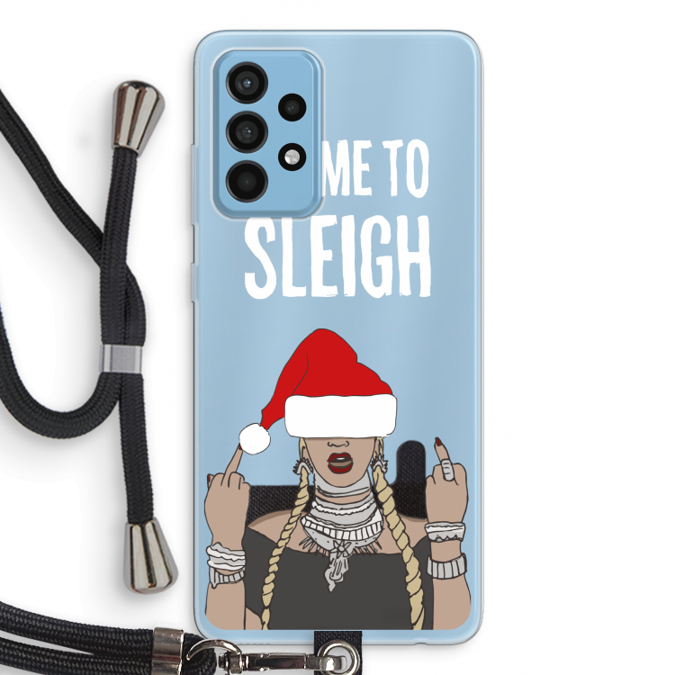 Came To Sleigh: Samsung Galaxy A52 Transparant Hoesje met koord
