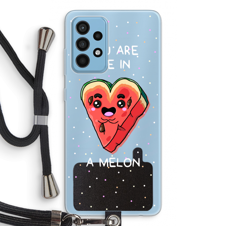 One In A Melon: Samsung Galaxy A52 Transparant Hoesje met koord