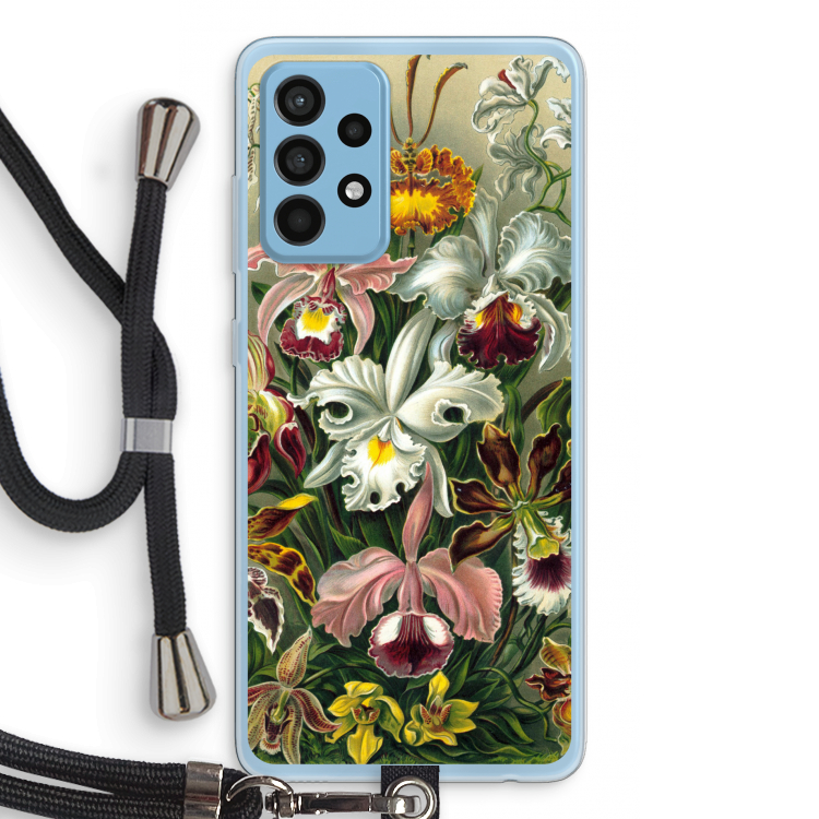 Haeckel Orchidae: Samsung Galaxy A52 Transparant Hoesje met koord
