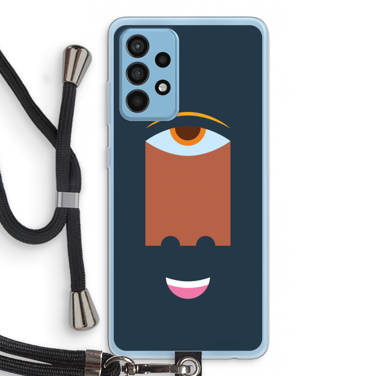 Mono M: Samsung Galaxy A52 Transparant Hoesje met koord