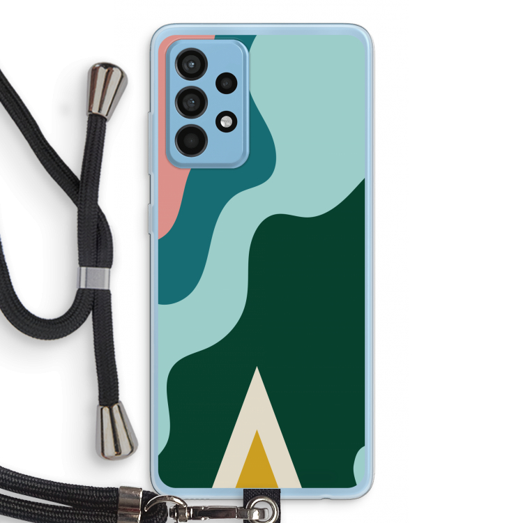 Noor B: Samsung Galaxy A52 Transparant Hoesje met koord