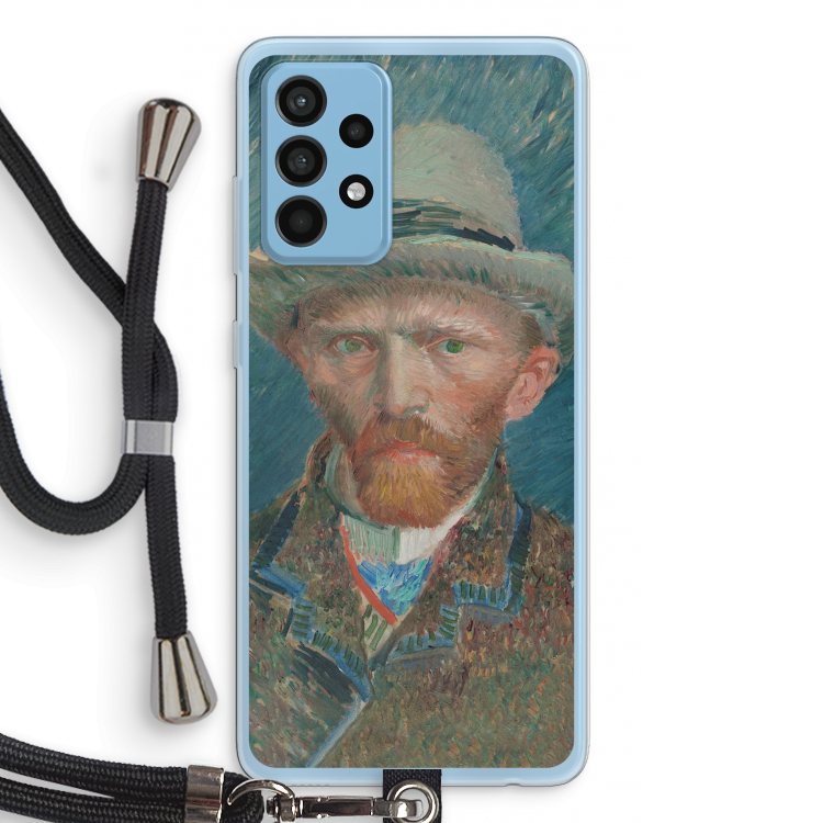 Van Gogh: Samsung Galaxy A52 Transparant Hoesje met koord