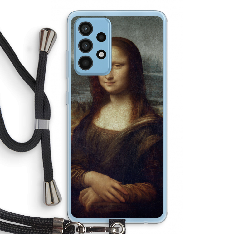 Mona Lisa: Samsung Galaxy A52 Transparant Hoesje met koord