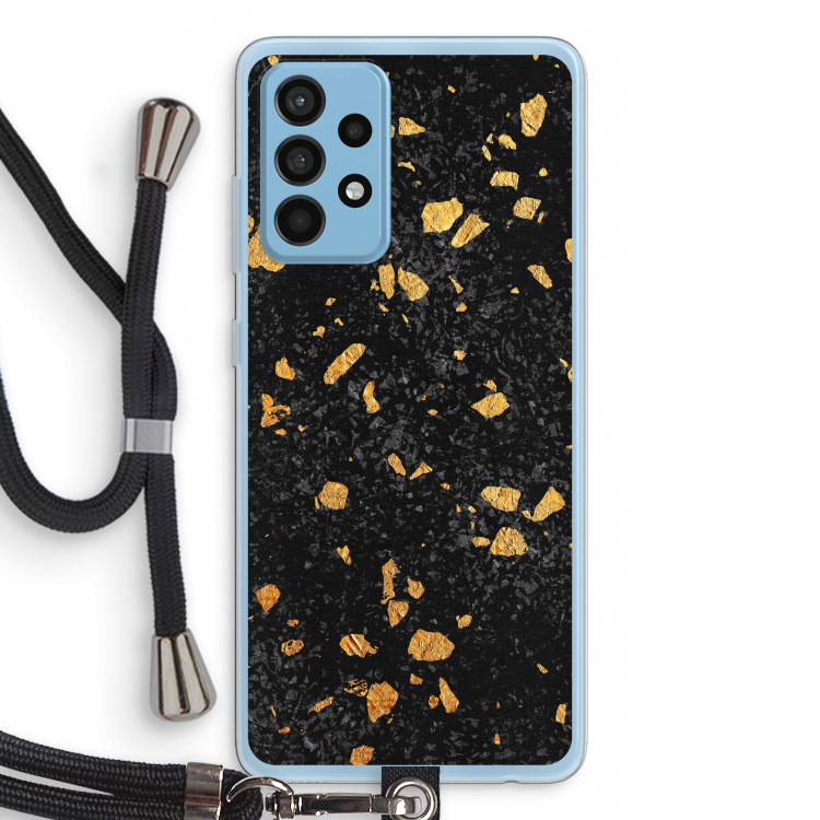 Terrazzo N°7: Samsung Galaxy A52 Transparant Hoesje met koord